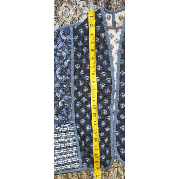 Mango Reversible Multi-Color Floral Long Sleeve Quilted Jacket TikTok Trendy SM - Picture 6 of 12